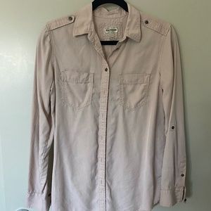EXPRESS WOMENS BOYFRIEND BUTTON DOWN SHIRT